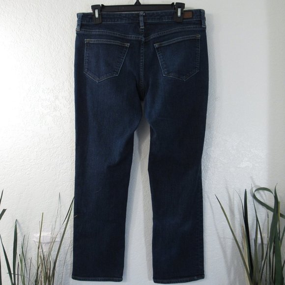 Womens Mid Rise Straight Leg Jeans Sz 10 Petite - Picture 5 of 13